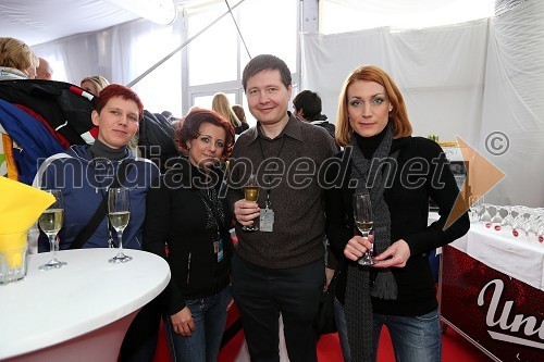 Katja Krajnc, Pošta Slovenije; Sabina Podkrižnik, direktorica področja trženja pri Pošti Slovenije; mag. Igor Marinič, namestnik generalnega direktorja Pošte Slovenije; Ana Sešek, namestnica direktorice sektorja za trženje Pošta Slovenije