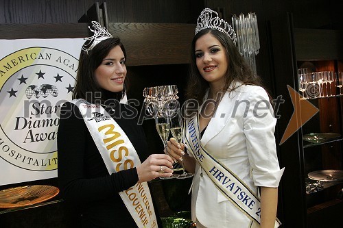 Nataša Pinoza, Miss Universe Slovenije 2006, Biljana Mančič, Miss Universe Hrvaške 2006