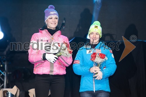 Maria Höfl Riesch, smučarka (Nemčija); Kathrin Zettel, smučarka (Avstrija)