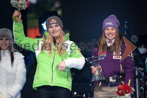 Lindsey Vonn, smučarka (ZDA); Tina Maze, smučarka (SLO)