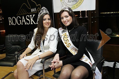 Biljana Mančič, Miss Universe Hrvaške 2006, Nataša Pinoza, Miss Universe Slovenije 2006