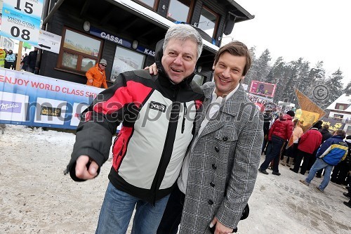 Andrej Verlič, mestni svetnik; Jurij Bradač, maneken