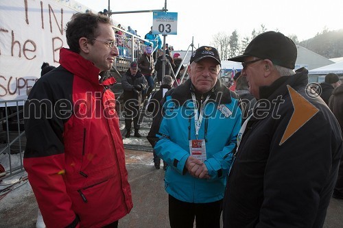 Žiga Turk, minister za izobraževanje, znanost, kulturo in šport; Danilo Kline, vodja protokola Zlata lisica; ...