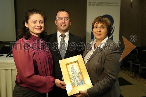 Aleksandra Šljivar Berčič, Zavarovalnica Maribor, Služba za splošno - pravne in kadrovske zadeve; Samo Červek, direktor službe za pravne, splošne in kadrovske zadeve Zavarovalnica Maribor; Nataša Pirc Musar, informacijska pooblaščenka