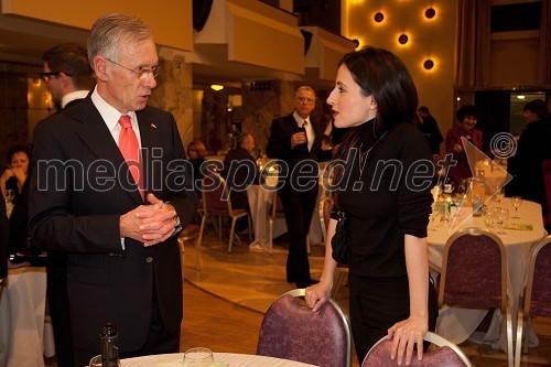 	Drago Šulek, predsednik Plesne zveze Slovenije; Gunce Yoney