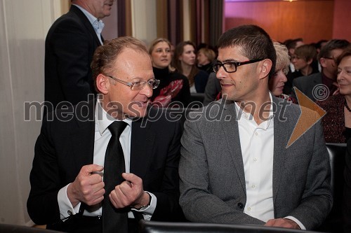 Janez Škrabec, direktor podjetja Riko d.o.o.; Matjaž Rakovec, predsednik uprave Zavarovalnice Triglav