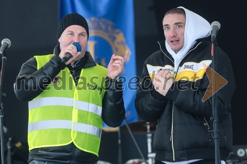 Miha Merlak, povezovalec programa; Chorchyp, raper