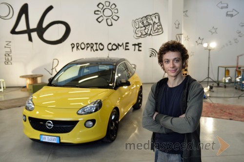 Valentino Rossi novi ambasador znamke za Opel ADAM