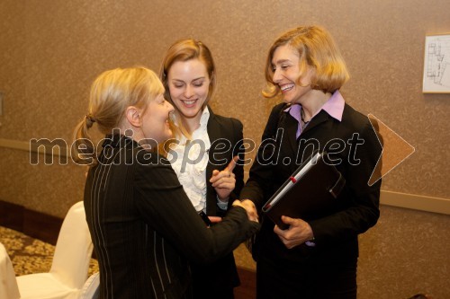 Alenka Zavašnik, CEED Slovenija; Živa Vadnov, Studio Moderna; Tatjana Jurca, PWC