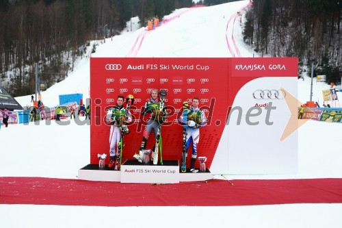 Marcel Hirscher, smučar (Avstrija); Ted Ligety, smučar (ZDA); Alexis Pinturault, smučar (Francija)