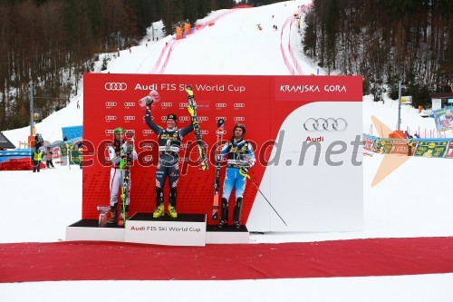 Marcel Hirscher, smučar (Avstrija); Ivica Kostelić, smučar (Hrvaška); Mario Matt, smučar (Avstrija)