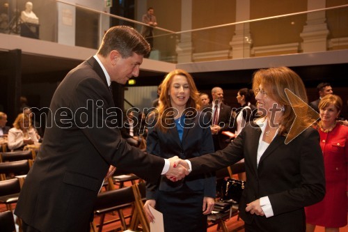 Borut Pahor, predsednik Republike Slovenije; Hedi Kovacs Resnik, Amway