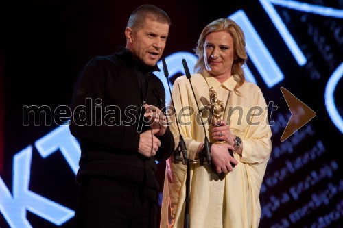 Borut Veselko, igralec; Urška Flajnik, Špas teater