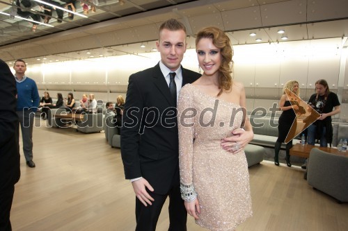 Klemen Janežič; Anamarija Avbelj, Miss Universe Slovenije 2008