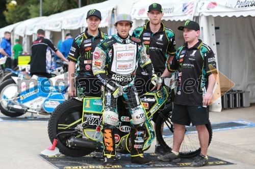 Chris Holder (Avs) z mehaniki