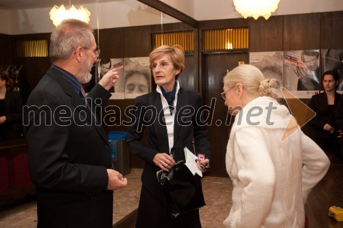 Aleš Jan, profesor režiser; mojca Kreft, dramaturginja; Barbara Berce