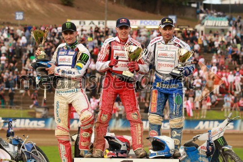 Tomasz Gollob (Pol); Jaroslaw Hampel (Pol); Nicki Pedersen (Dan)