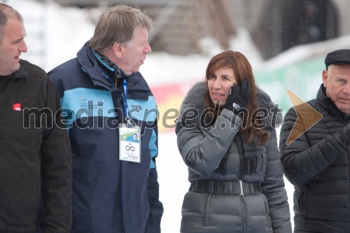 Drago Bahun, član uprave Gorenje d.d.; Barbara Kürner Čad, direktorica smučarske zveze Slovenije