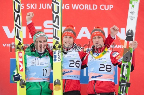 Rune Velta, smučarski skakalec; Jurij Tepeš, smučarski skakalec; Peter Prevc, smučarski skakalec