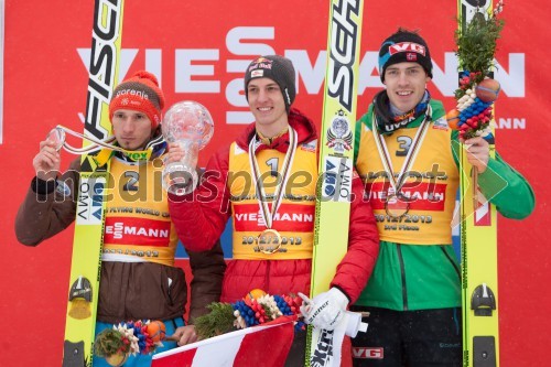 Robert Kranjec, smučarski skakalec; Gregor Schlierenzauer, smučarski skakalec; Andreas Stjernen, smučarski skakalec