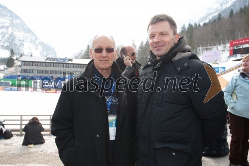 Miro Cerar, nekdanji gimnastičar in predsednik Olimpijske akademije ter ambasador za fair play; Janez Slabe