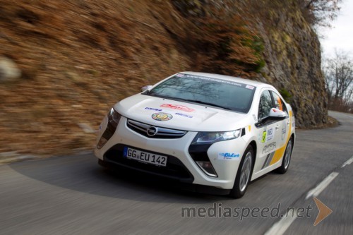 Opel Ampera na Rallye Monte-Carlo