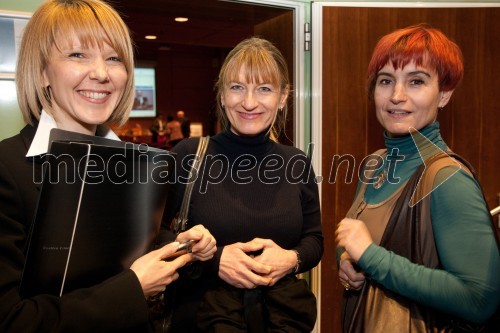 Edita Krajnovič, Mediade; Amadea Dobovišek, Publi Una; dr. Daniela Brečko, direktorica Planet GV