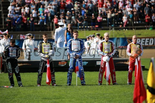 Tai Woffinden (VB); Niels-Kristian Iversen (Dan); Matej Žagar (Slo); Krzysztof Kasprzak (Pol); Jaroslaw Hampel (Pol)