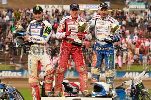 Tomasz Gollob (Pol); Jaroslaw Hampel (Pol); Nicki Pedersen (Dan)