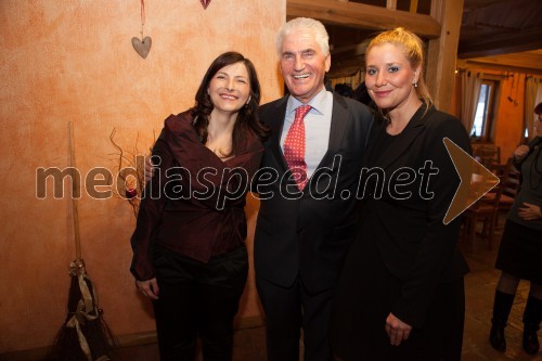 Lidija Ribič; organizatorka dogodka; prof. dr. Ludvik Toplak, predsednik
Alma Mater Europaea - Evropski center, Maribor; Maja Štager; organizatorka dogodka