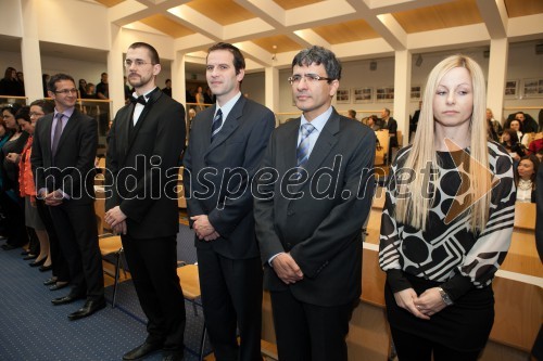 Dr. Andraž Stožer, Medicinska fakulteta UM; dr. Miha Munda, Medicinska fakulteta UM; dr. Mohsen Hussein; Medicinska fakulteta UM; dr. Lidija Kocbek, Medicinska fakulteta UM