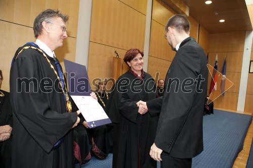 Prof. dr. Danijel Rebolj, rektor Univerze v Mariboru; ...; dr. Andraž Stožer, Medicinska fakulteta UM