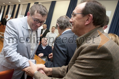 Dr. Andrej Fištravec, župan MOM; ...