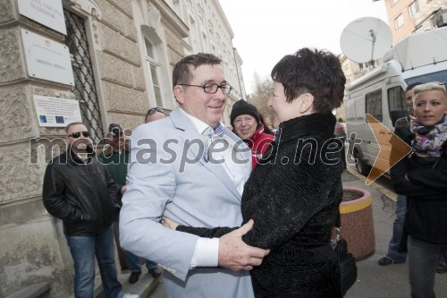 Dr. Andrej Fištravec, župan MOM; Irena Polak Fištravec