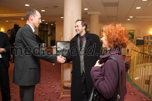 Alojz Gaube, Vina Gaube; Jure Ivanušič, igralec, glasbenik; Nana Forte