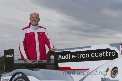 Dr. Wolfgang Ullrich in Audi R18 e-tron