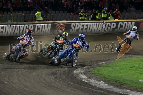 Tomasz Gollob (Pol); Chris Holder (Avs); Matej Žagar (Slo); Niels K. Iversen (Dan)