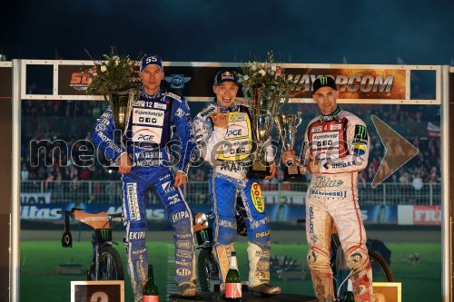 Matej Žagar (Slo); Emil Sayfutdinov (Rus); Tomasz Gollob (Pol)