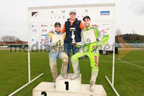 Matic Voldrih (AMTK Ljubljana); Franci Kalin; Maks Gregoric (AMTK Ljubljana)