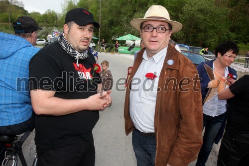 Gregor Cerar, predsednik Zveze svobodnih sindikatov Slovenije (ZSSS) za Koroško in Podravje; dr. Andrej Fištravec, župan MOM