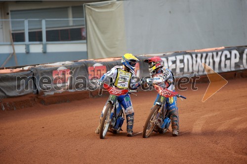 Nicki Pedersen (Dan); Emil Sayfutdinov (Rus)