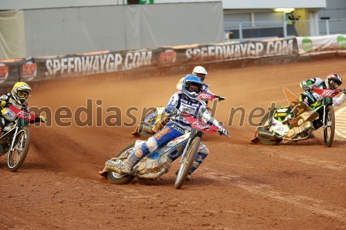 Tai Woffinden (VB); Nicki Pedersen (Dan); Fredrik Lindgren (Šve); ...