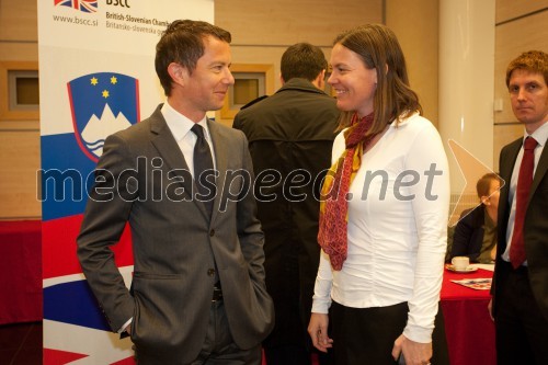 Tomaž Orešič, EFT Group; Tina Križan, BCCS