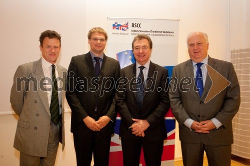 Alexander Paine, BCCS; MIha Valentinčič, Geoenergo d.o.o.; Len Reece; Clive Carver, Roxi Petroleum