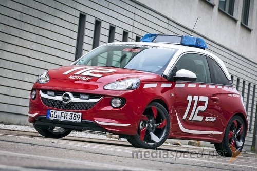 Opel Adam tudi kot gasilno-reševalno vozilo