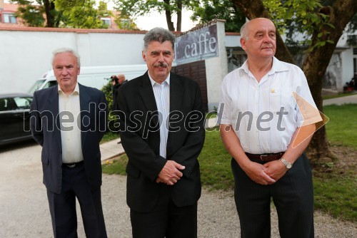 Stanko Kozar, predsednik Turistične zveze Maribor; ...; Anton Korošec, predsednik ZVVS Maribor 