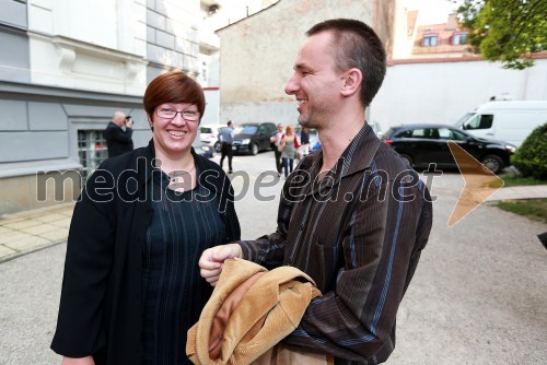 Dr. Aleksandra Berberih Slana, direktorica Muzeja narodne osvoboditve Maribor; Oskar Habjanič, Pokrajinski muzej Maribor