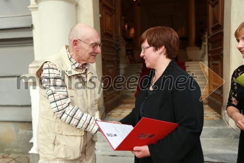 Mag. Borivoj Breže; dr. Aleksandra Berberih Slana, direktorica Muzeja narodne osvoboditve Maribor