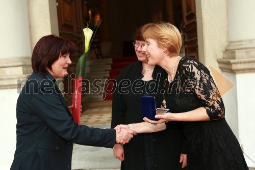 Dr. Zdenka Petermanec, ravnateljica Univerzitetne knjižnice Maribor; dr. Aleksandra Berberih Slana, direktorica Muzeja narodne osvoboditve Maribor; Irena Porekar Kacafura, Pokrajinski muzej Maribor