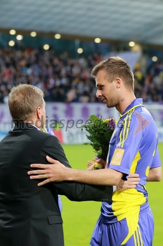 Bojan Ban, direktor NK Maribor; Željko Filipovič, nogometaš NK Maribor